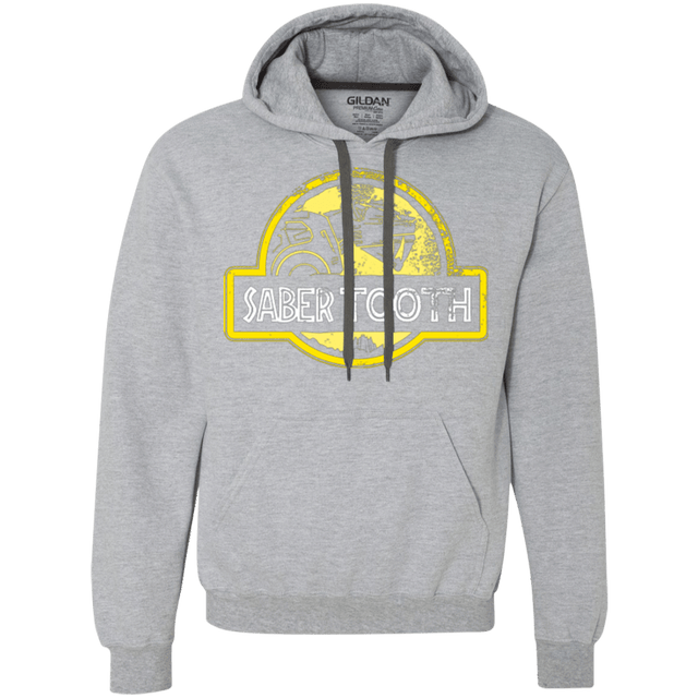 Sweatshirts Sport Grey / Small Jurassic Power Yellow Premium Fleece Hoodie