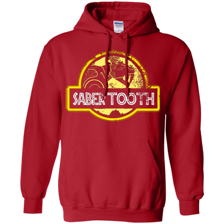 Sweatshirts Red / Small Jurassic Power Yellow Pullover Hoodie