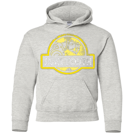 Sweatshirts Ash / YS Jurassic Power Yellow Youth Hoodie
