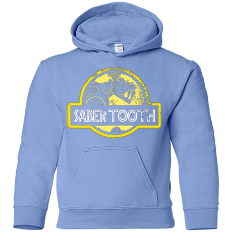 Sweatshirts Carolina Blue / YS Jurassic Power Yellow Youth Hoodie