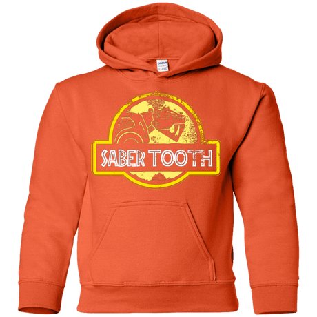 Sweatshirts Orange / YS Jurassic Power Yellow Youth Hoodie