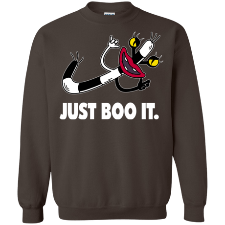 Sweatshirts Dark Chocolate / Small Just Boo It Crewneck Sweatshirt