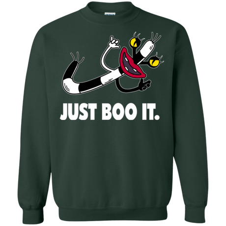 Sweatshirts Forest Green / Small Just Boo It Crewneck Sweatshirt