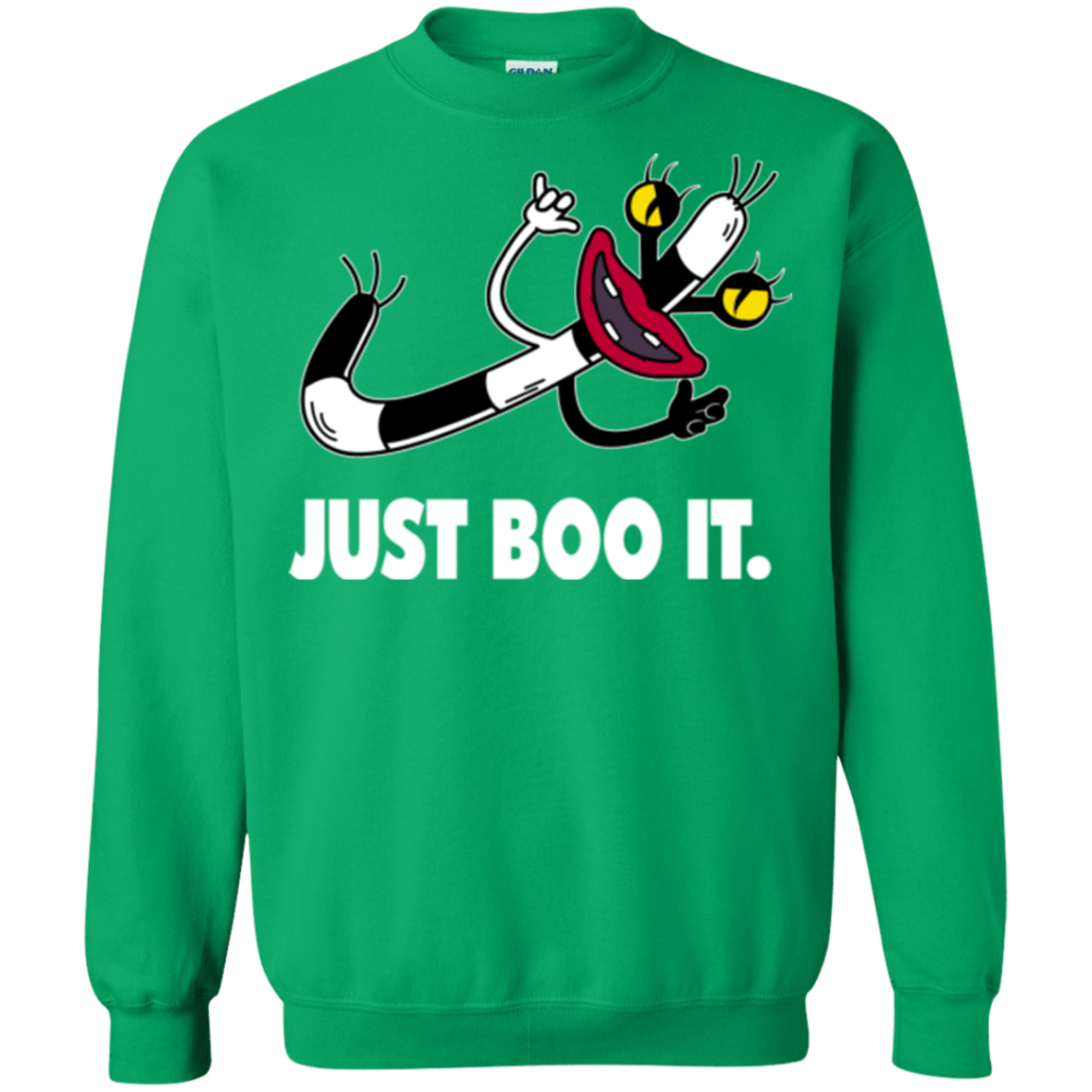 Sweatshirts Irish Green / Small Just Boo It Crewneck Sweatshirt