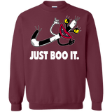 Sweatshirts Maroon / Small Just Boo It Crewneck Sweatshirt