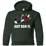 Sweatshirts Forest Green / YS Just Boo It Youth Hoodie