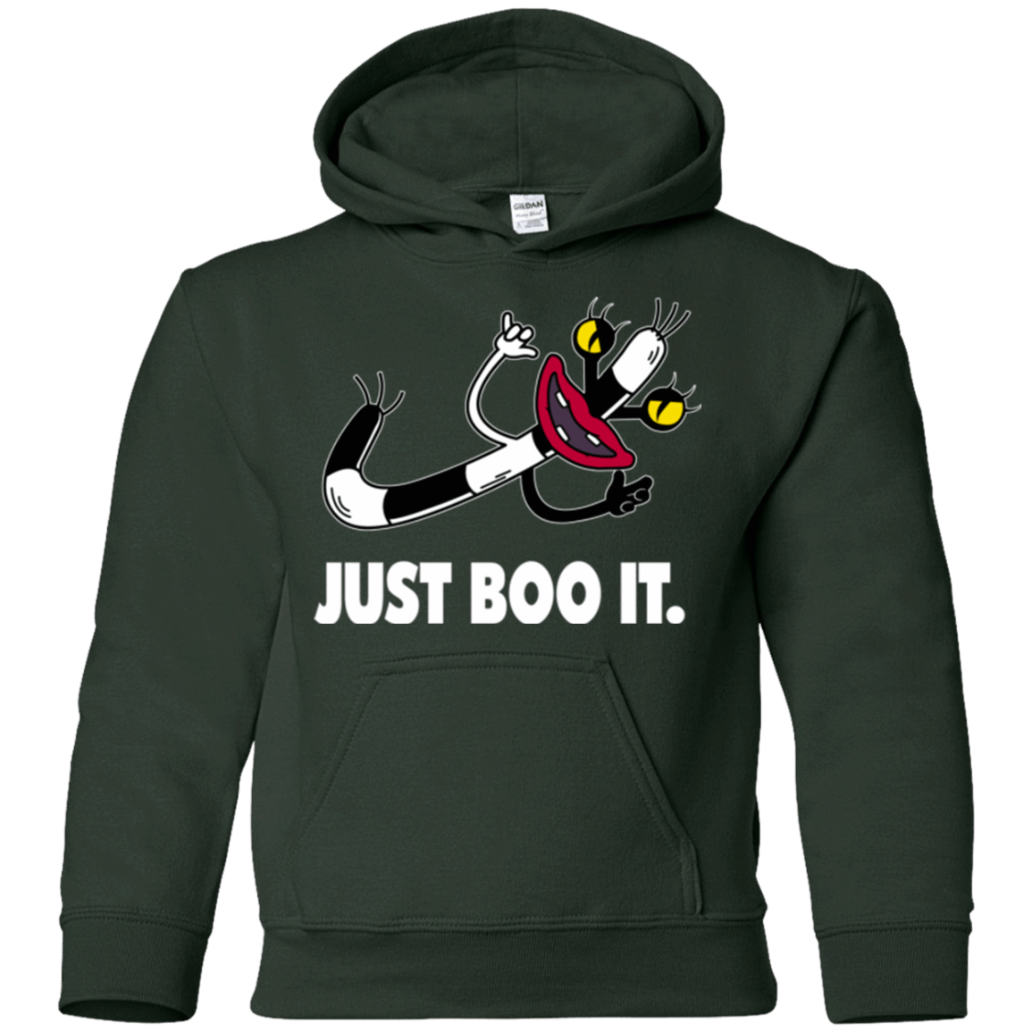 Sweatshirts Forest Green / YS Just Boo It Youth Hoodie