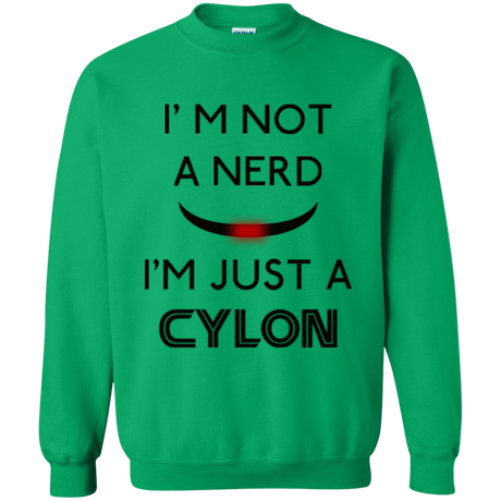 Sweatshirts Irish Green / Small Just cylon Crewneck Sweatshirt
