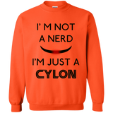 Sweatshirts Orange / Small Just cylon Crewneck Sweatshirt