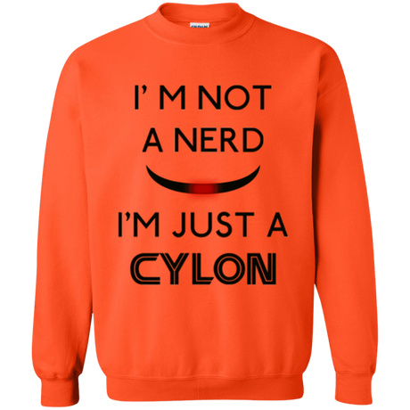 Sweatshirts Orange / Small Just cylon Crewneck Sweatshirt