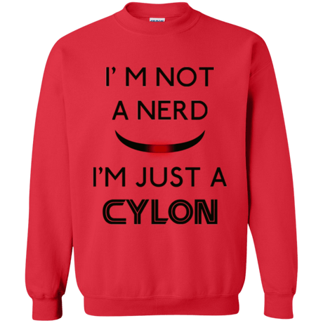 Sweatshirts Red / Small Just cylon Crewneck Sweatshirt