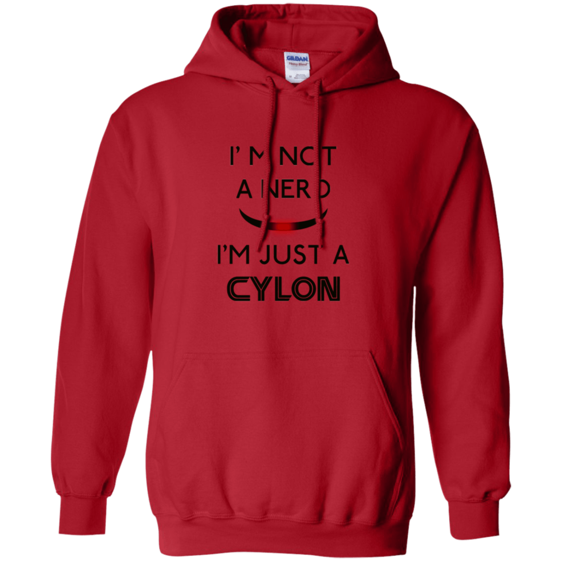 Sweatshirts Red / Small Just cylon Pullover Hoodie
