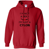 Sweatshirts Red / Small Just cylon Pullover Hoodie