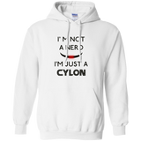 Sweatshirts White / Small Just cylon Pullover Hoodie