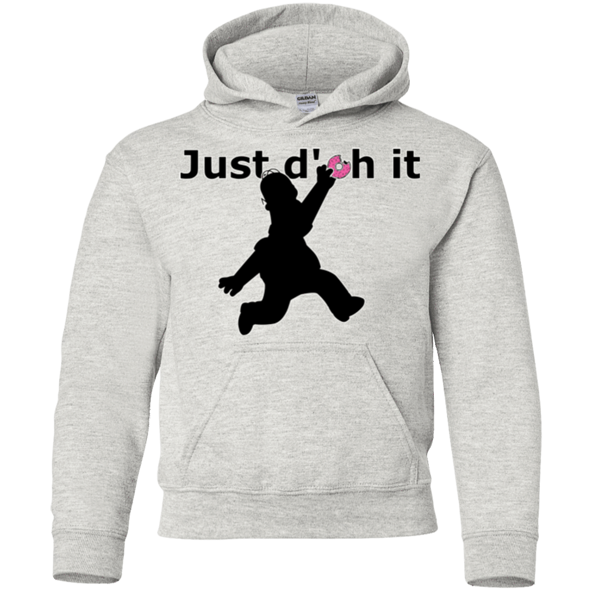 Sweatshirts Ash / YS Just doh it Youth Hoodie