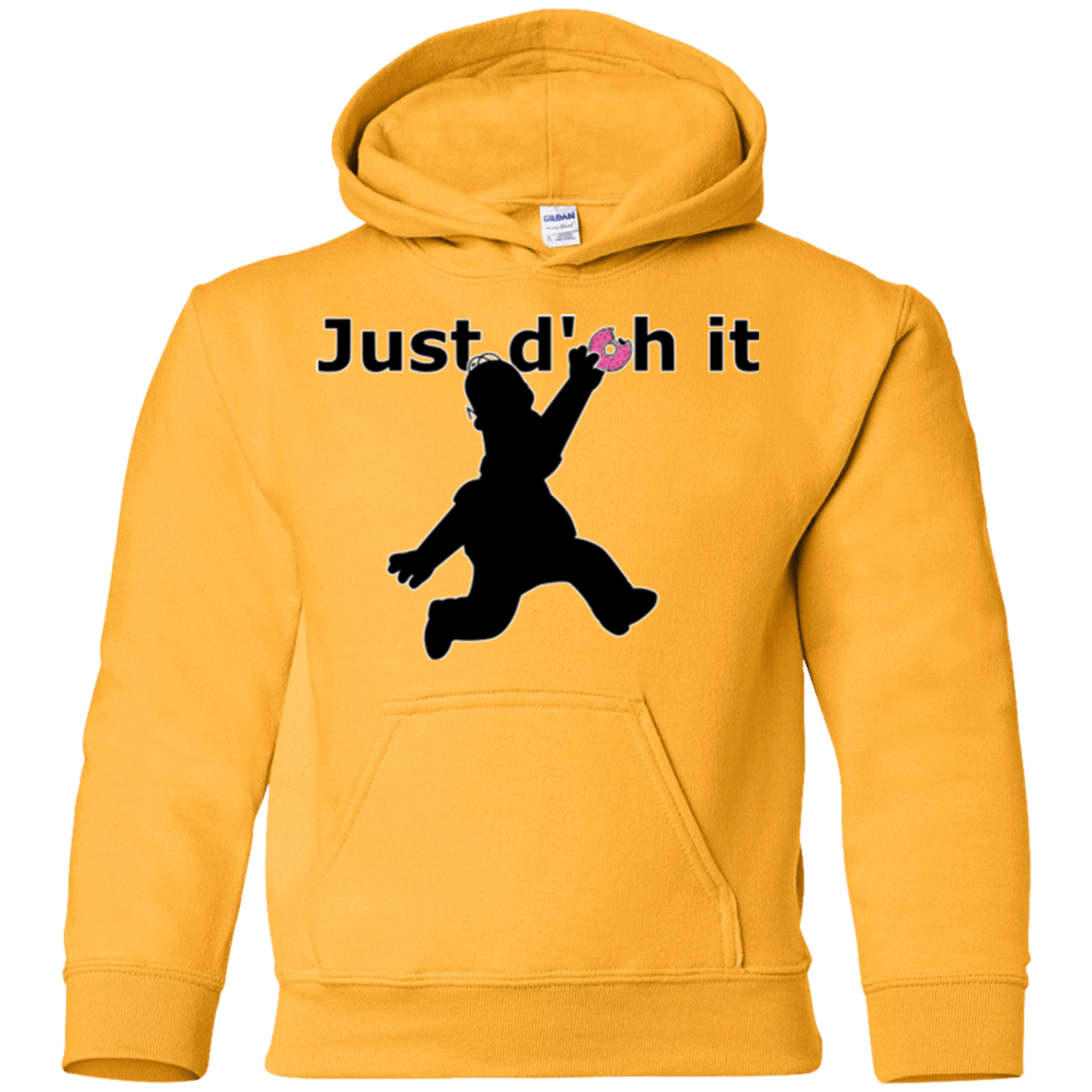 Sweatshirts Gold / YS Just doh it Youth Hoodie
