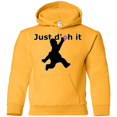 Sweatshirts Gold / YS Just doh it Youth Hoodie