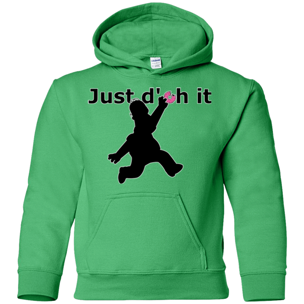 Sweatshirts Irish Green / YS Just doh it Youth Hoodie