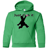 Sweatshirts Irish Green / YS Just doh it Youth Hoodie