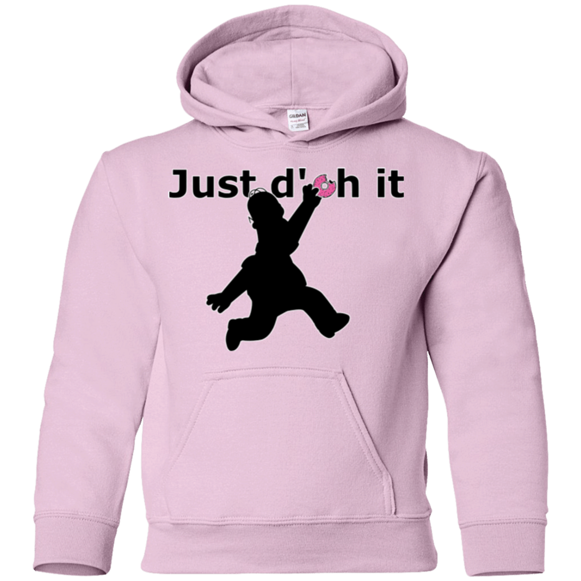 Sweatshirts Light Pink / YS Just doh it Youth Hoodie