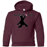 Sweatshirts Maroon / YS Just doh it Youth Hoodie