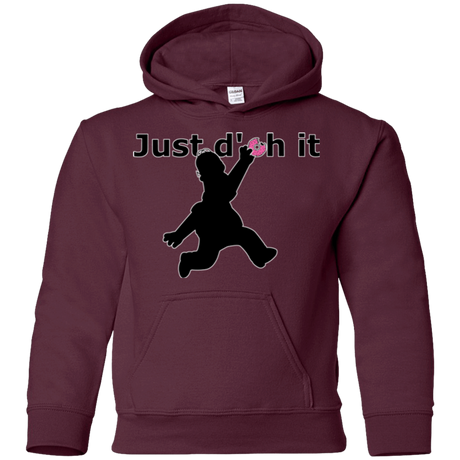Sweatshirts Maroon / YS Just doh it Youth Hoodie