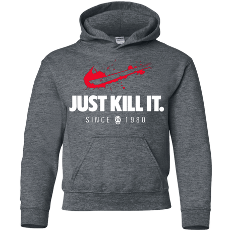 Sweatshirts Dark Heather / YS Just Kill It Youth Hoodie
