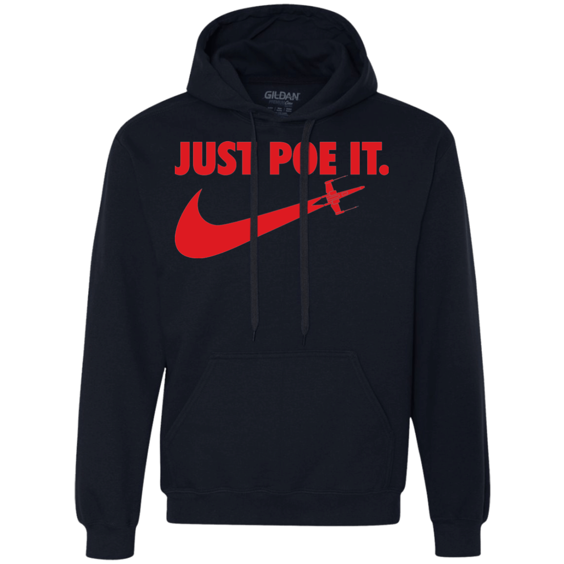 Sweatshirts Navy / Small Just Poe It Premium Fleece Hoodie