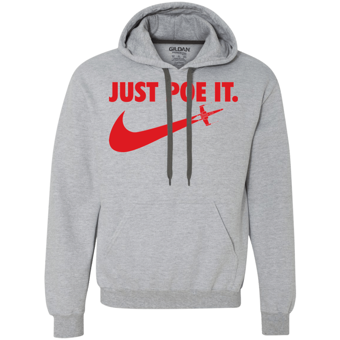 Sweatshirts Sport Grey / Small Just Poe It Premium Fleece Hoodie