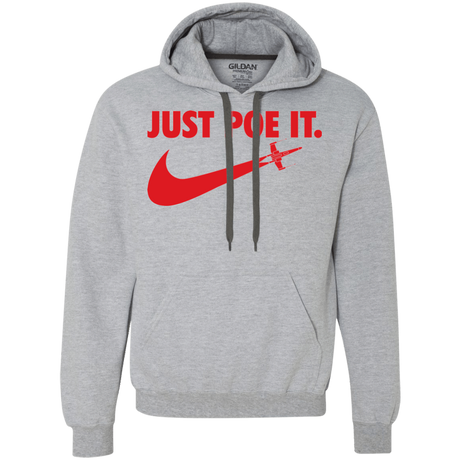 Sweatshirts Sport Grey / Small Just Poe It Premium Fleece Hoodie
