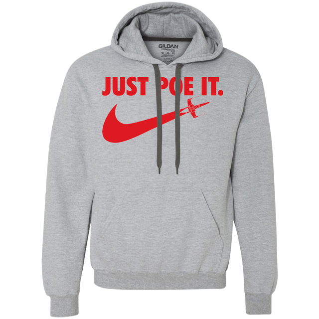 Sweatshirts Sport Grey / Small Just Poe It Premium Fleece Hoodie