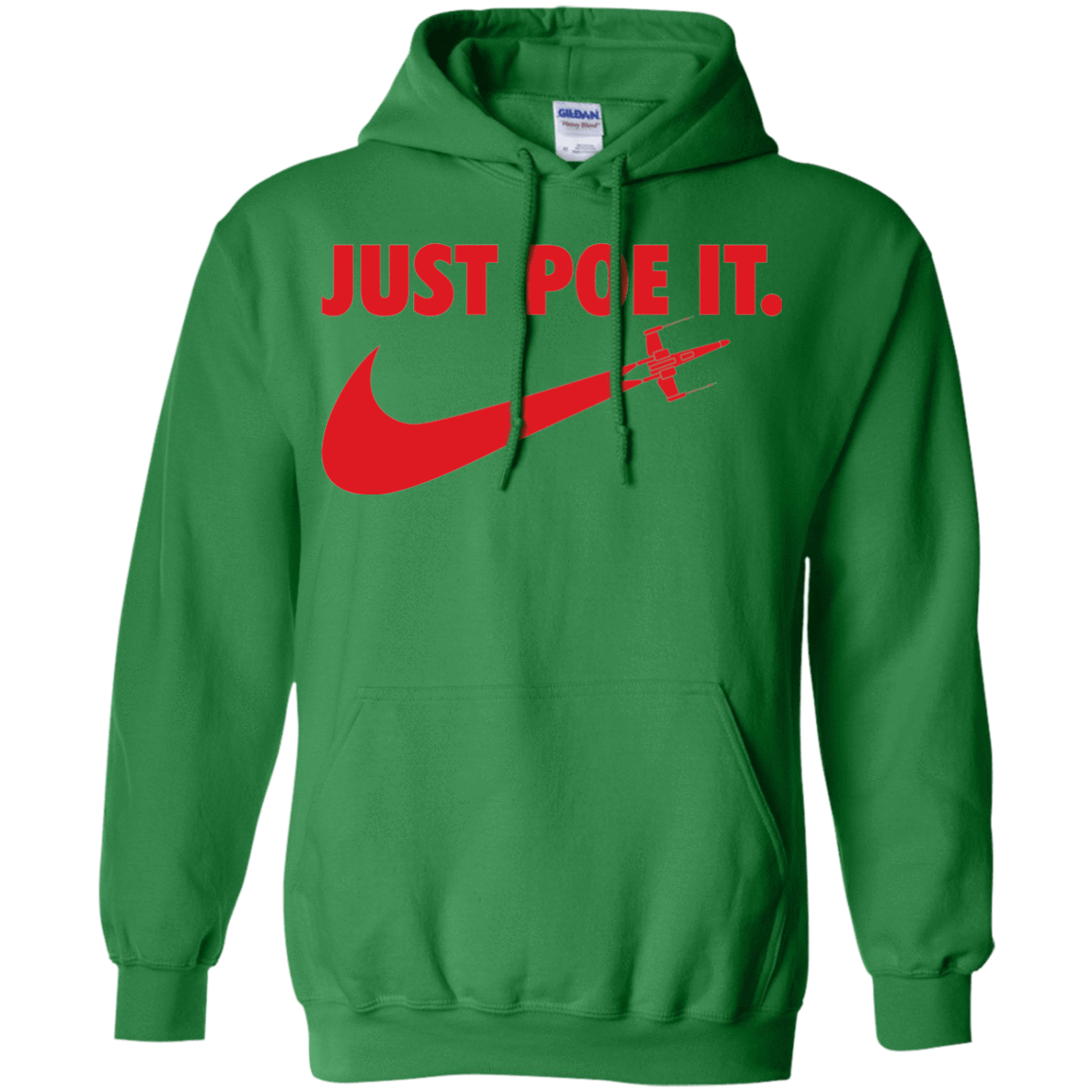 Sweatshirts Irish Green / Small Just Poe It Pullover Hoodie