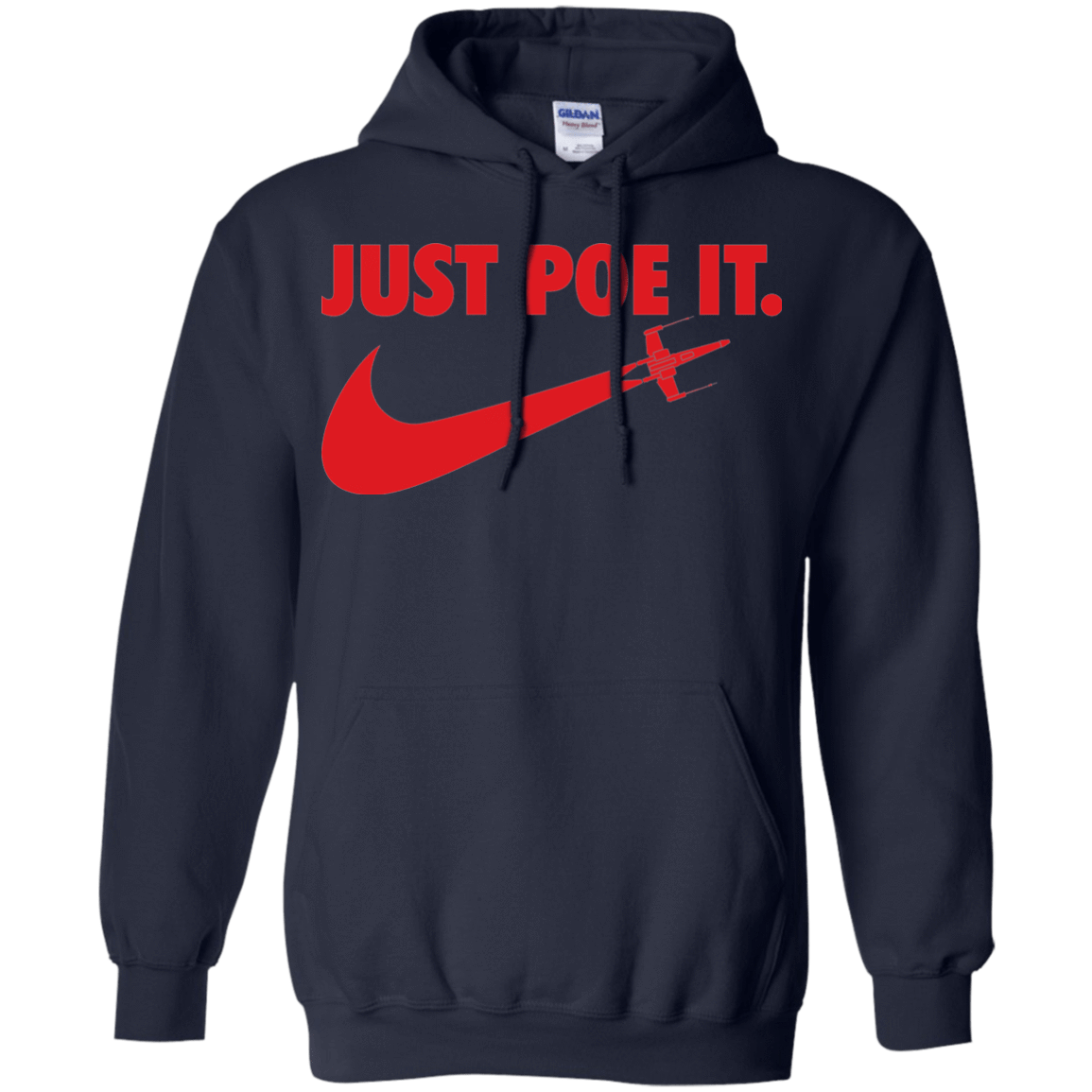 Sweatshirts Navy / Small Just Poe It Pullover Hoodie