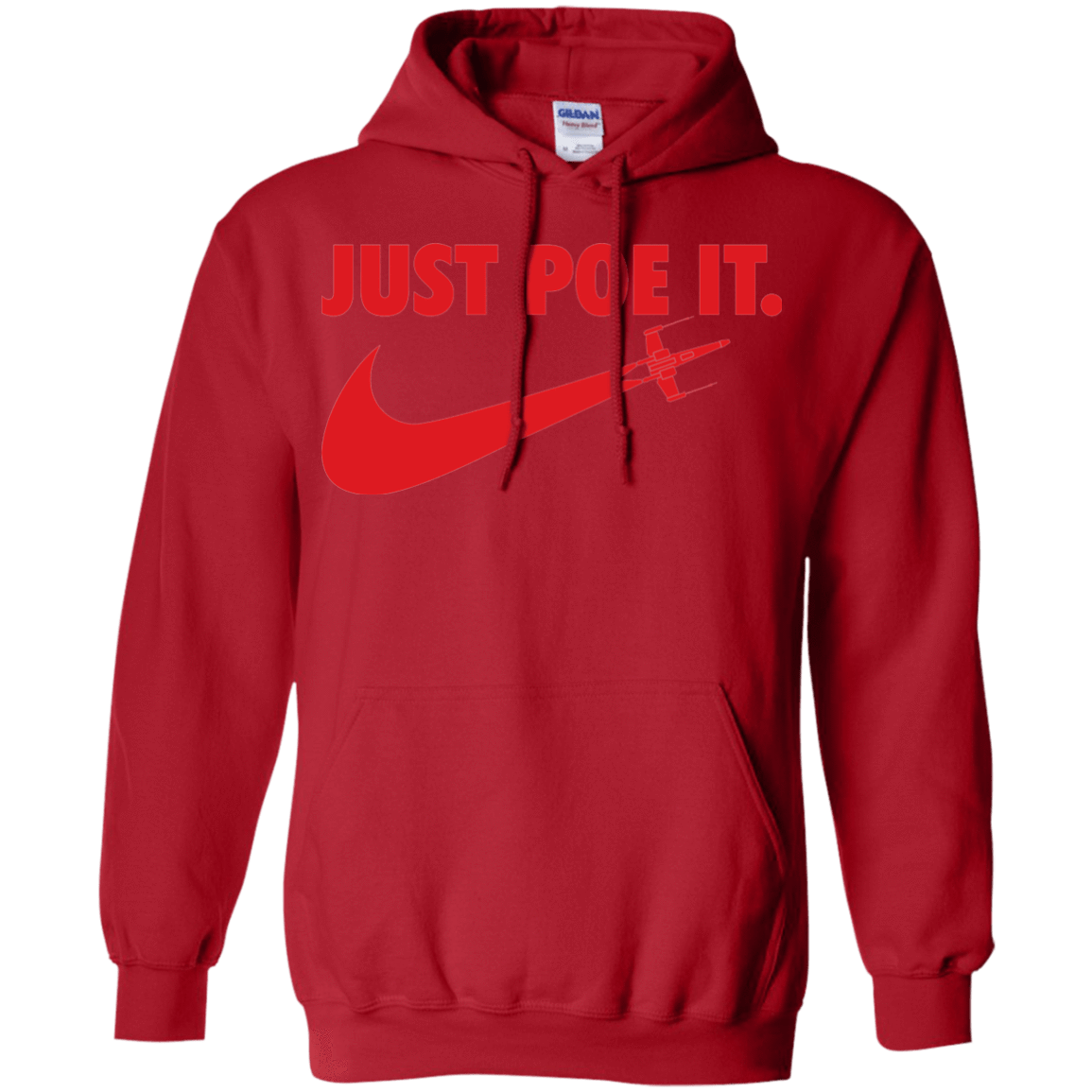 Sweatshirts Red / Small Just Poe It Pullover Hoodie