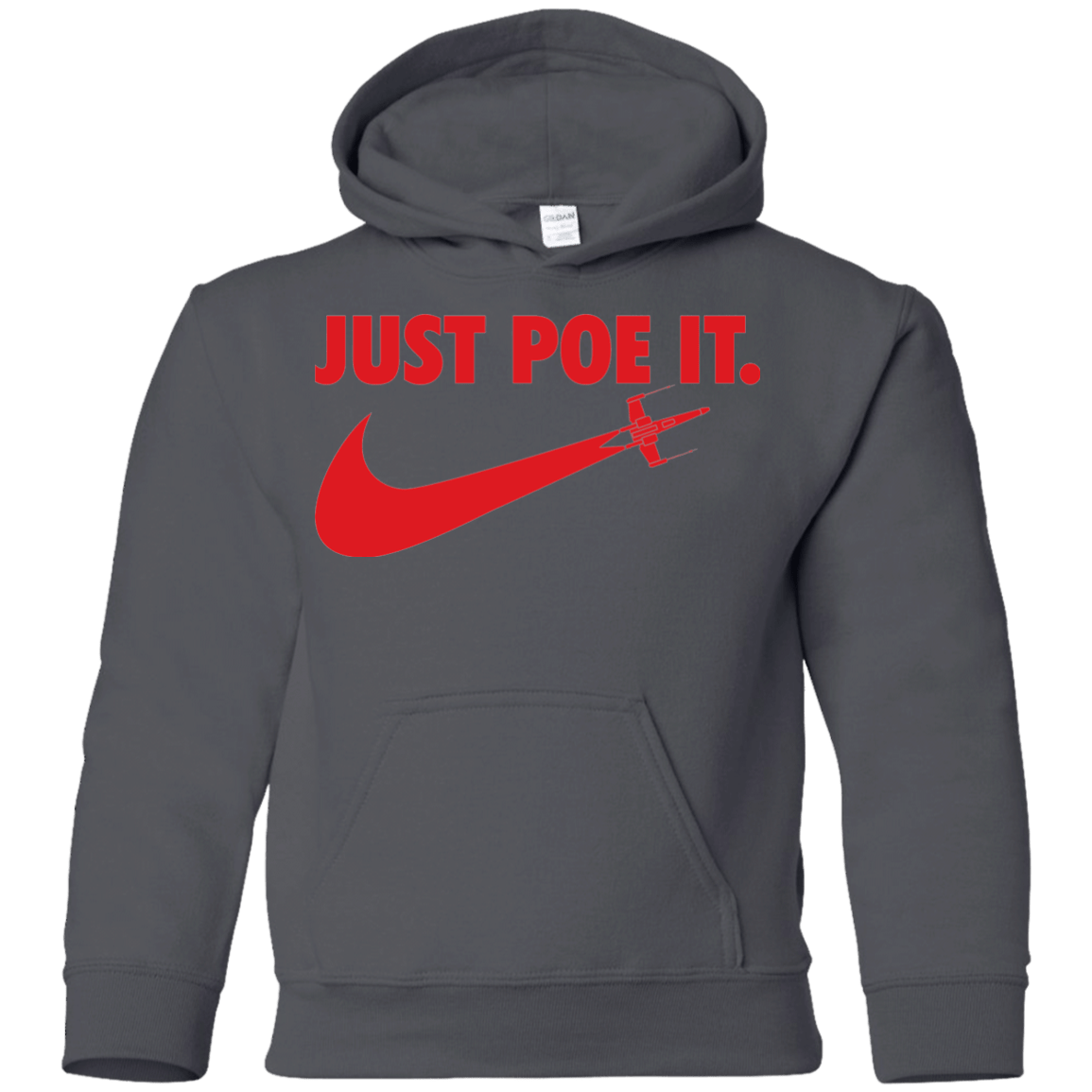 Sweatshirts Charcoal / YS Just Poe It Youth Hoodie