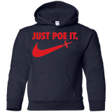 Sweatshirts Navy / YS Just Poe It Youth Hoodie