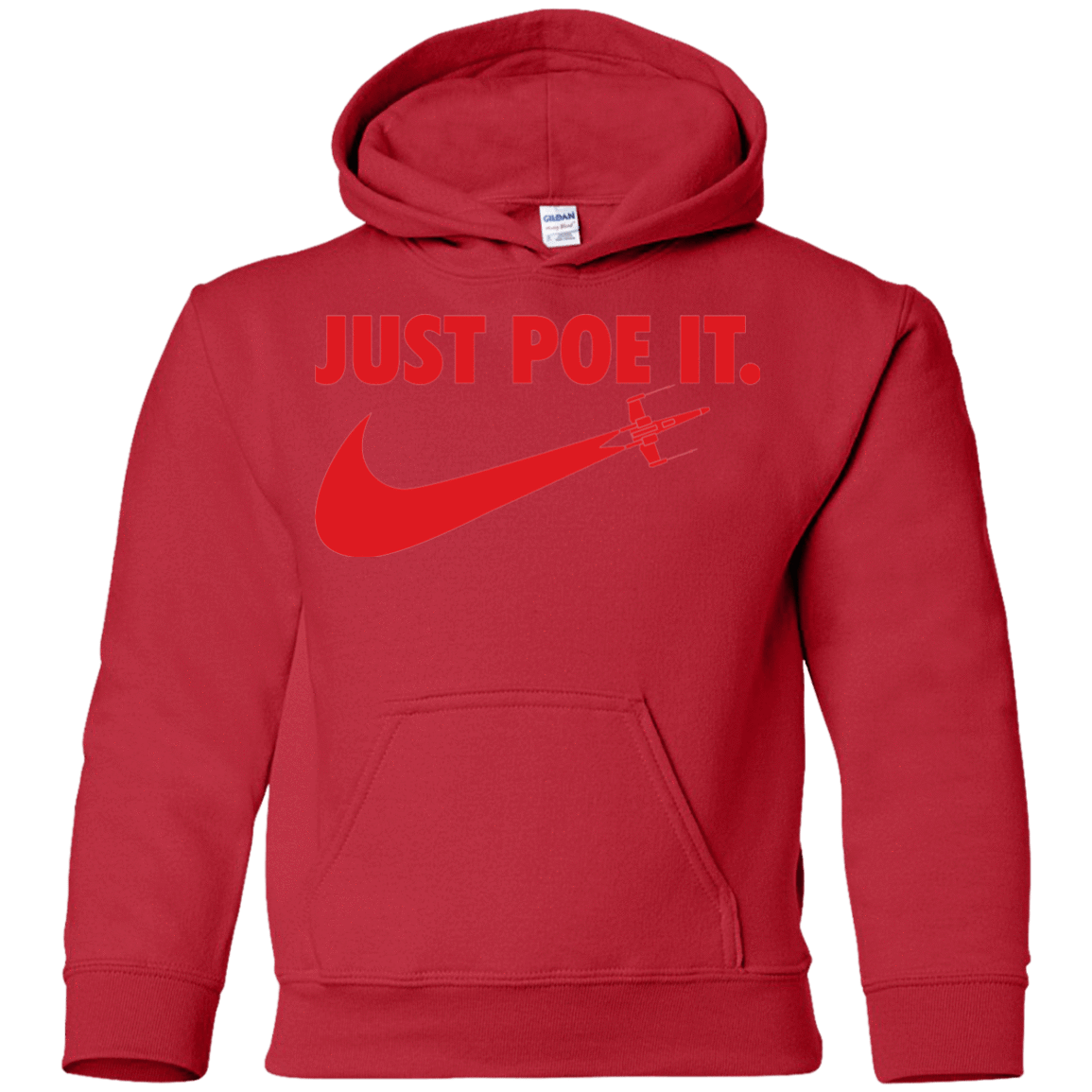 Sweatshirts Red / YS Just Poe It Youth Hoodie
