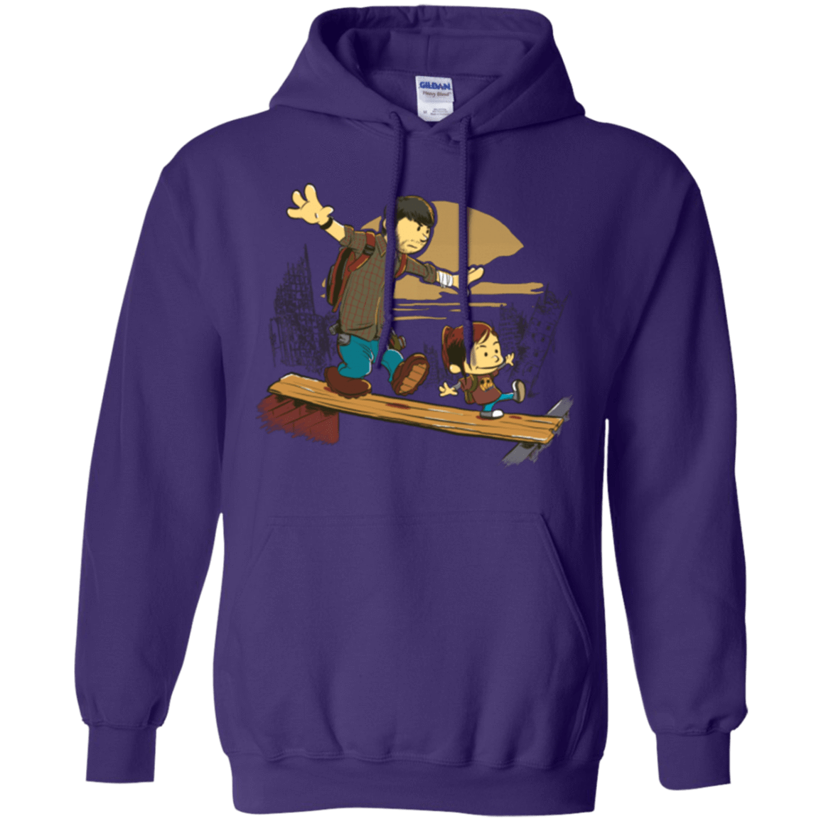 Sweatshirts Purple / Small Just the 2 of Us Pullover Hoodie