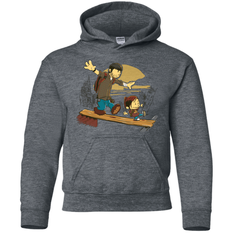 Sweatshirts Dark Heather / YS Just the 2 of Us Youth Hoodie