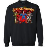 Sweatshirts Black / Small Justice Friends Crewneck Sweatshirt