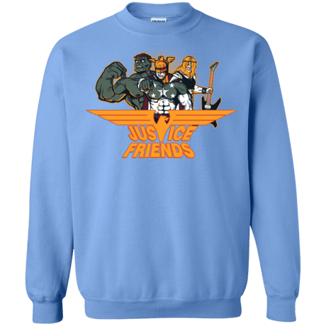 Sweatshirts Carolina Blue / S Justice Friends Crewneck Sweatshirt