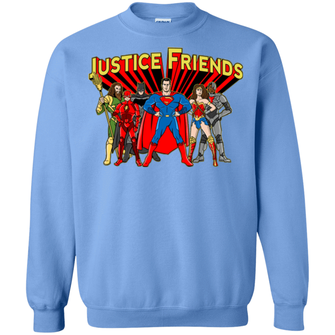 Sweatshirts Carolina Blue / Small Justice Friends Crewneck Sweatshirt