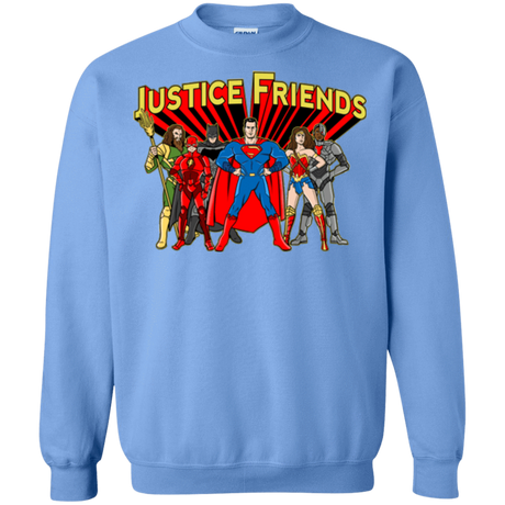 Sweatshirts Carolina Blue / Small Justice Friends Crewneck Sweatshirt