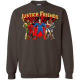 Sweatshirts Dark Chocolate / Small Justice Friends Crewneck Sweatshirt