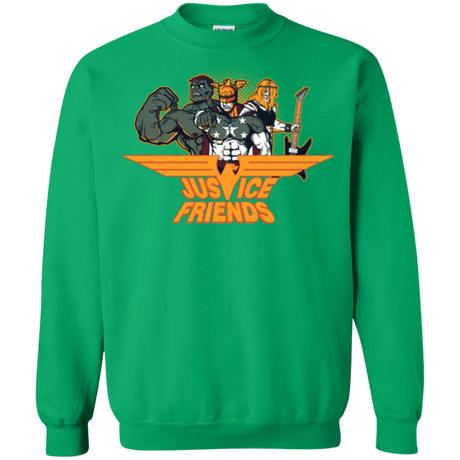 Sweatshirts Irish Green / S Justice Friends Crewneck Sweatshirt