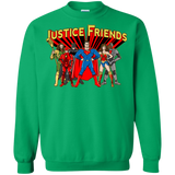 Sweatshirts Irish Green / Small Justice Friends Crewneck Sweatshirt