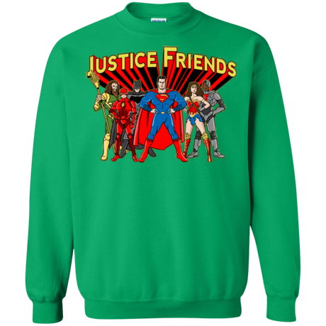 Sweatshirts Irish Green / Small Justice Friends Crewneck Sweatshirt