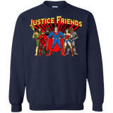 Sweatshirts Navy / Small Justice Friends Crewneck Sweatshirt