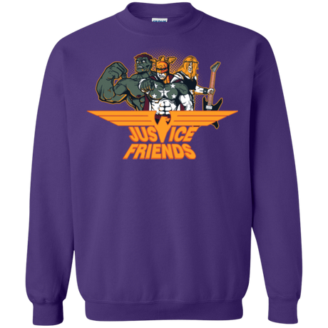 Sweatshirts Purple / S Justice Friends Crewneck Sweatshirt