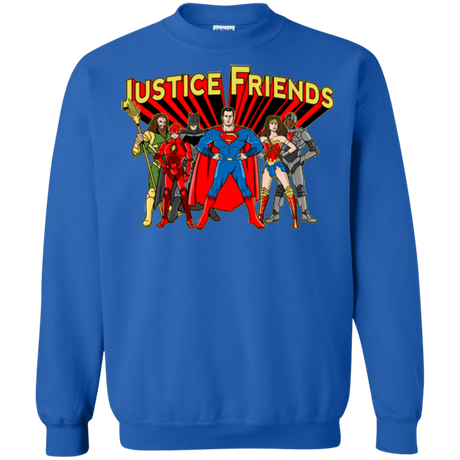 Sweatshirts Royal / Small Justice Friends Crewneck Sweatshirt